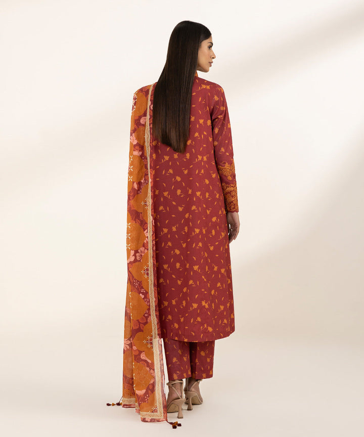 3 Piece - Embroidered Lawn Suit