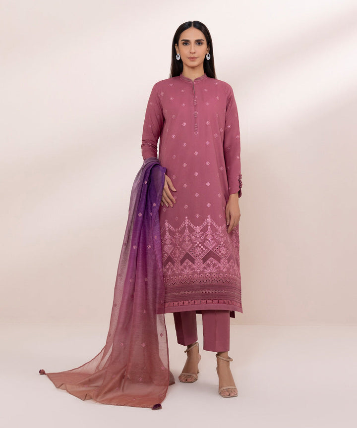 3 Piece - Embroidered Lawn Suit