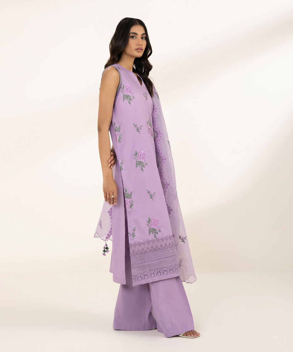 3 Piece - Embroidered Lawn Suit