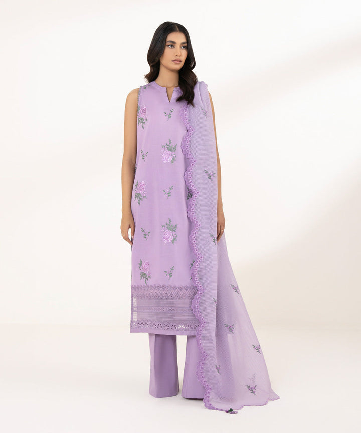 3 Piece - Embroidered Lawn Suit