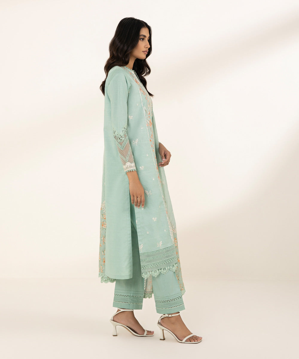 3 Piece - Embroidered Lawn Suit