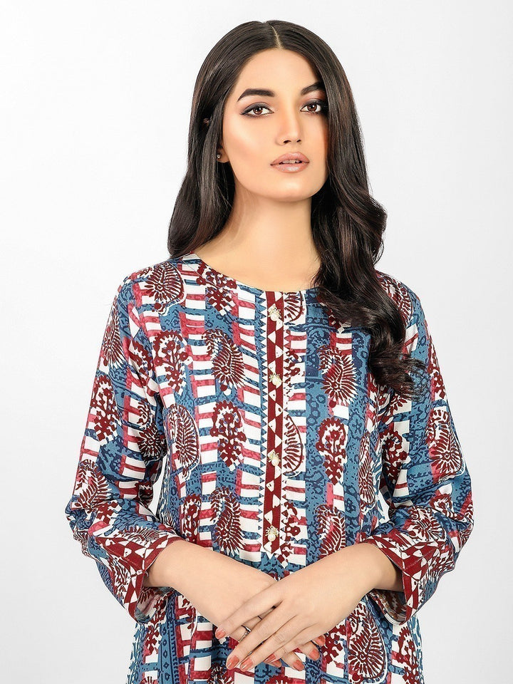 Pret 1Pc Printed Viscose Shirt - EWTKP20-67386