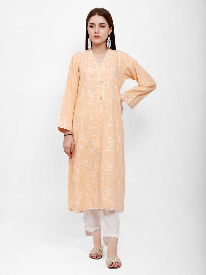 Pret 1Pc Embroidered Jacquard Shirt - EWTKE21-67435