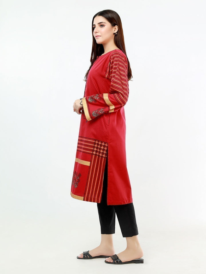 Pret 1Pc Printed Cambric Shirt - EWTKP21-67834
