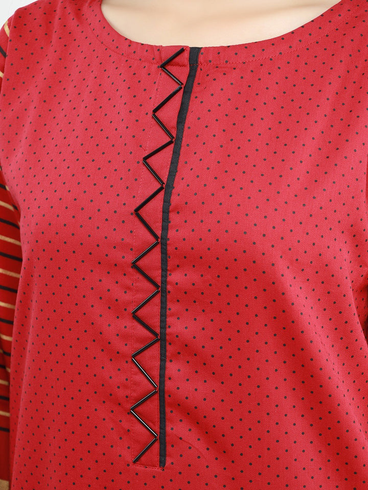 Pret 1Pc Printed Cambric Shirt - EWTKP21-67834