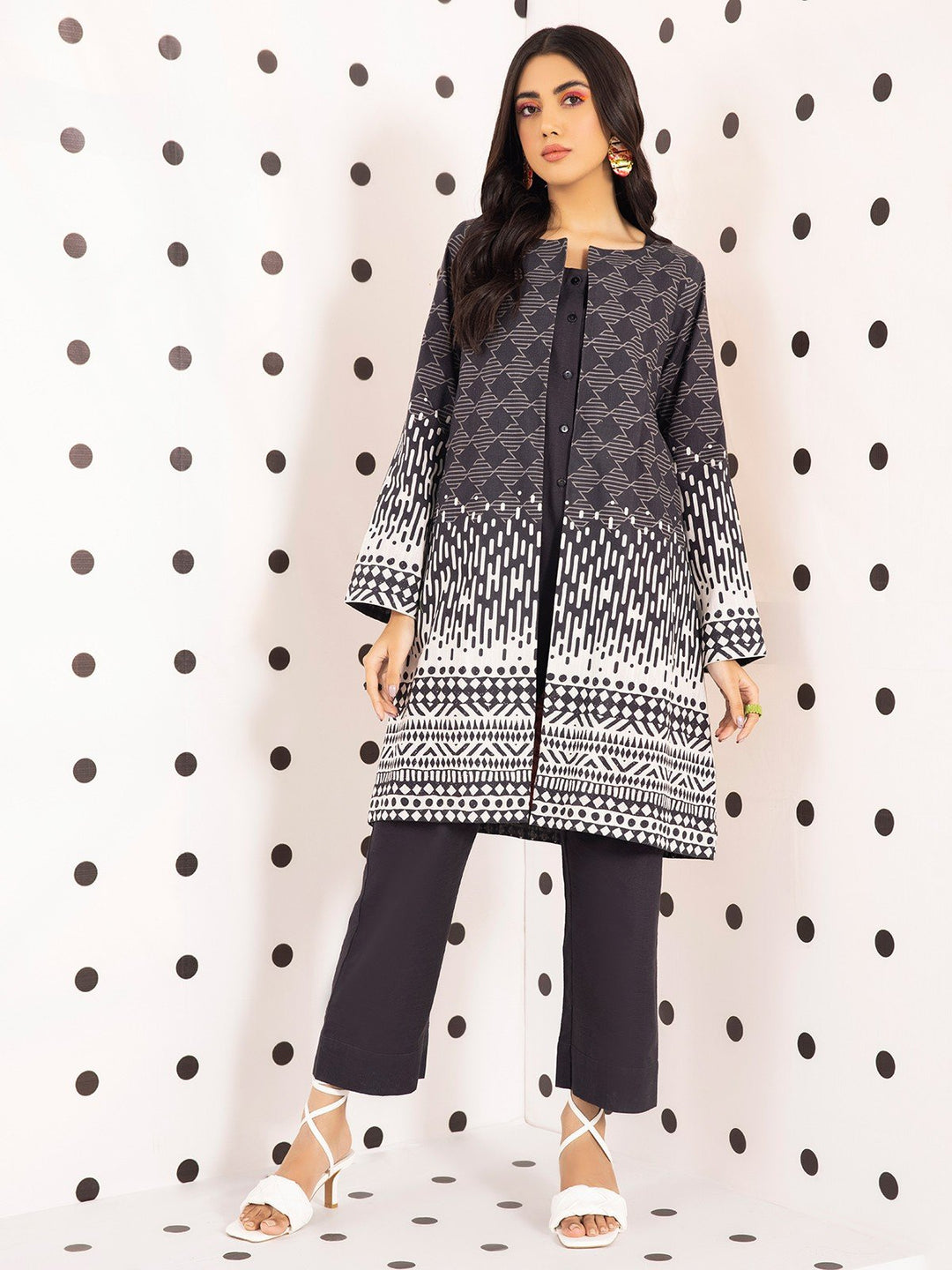 Pret 1Pc Printed Khaddar Shirt - EWTKP21-67886