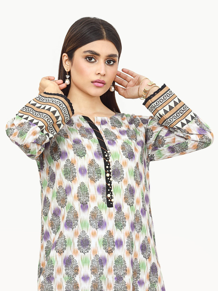 Pret 1Pc Printed Khaddar Shirt - EWTKA22-68563
