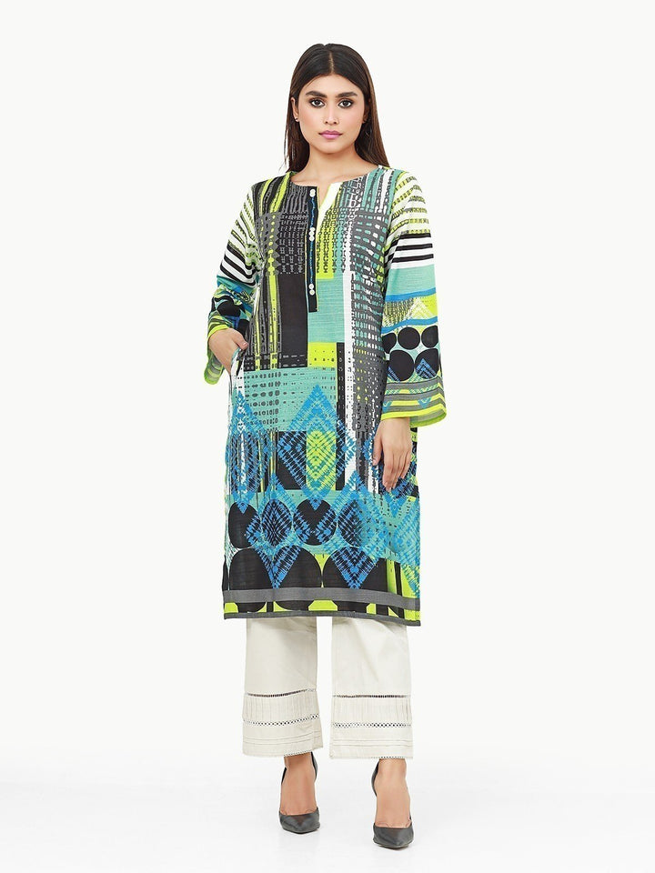 Pret 1Pc Printed Khaddar Shirt - EWTKA22-68582