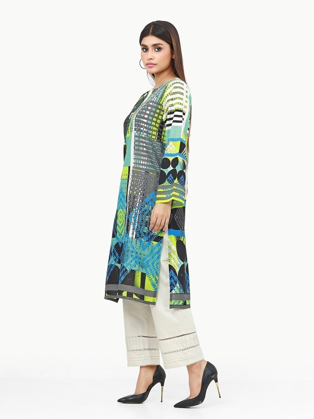 Pret 1Pc Printed Khaddar Shirt - EWTKA22-68582