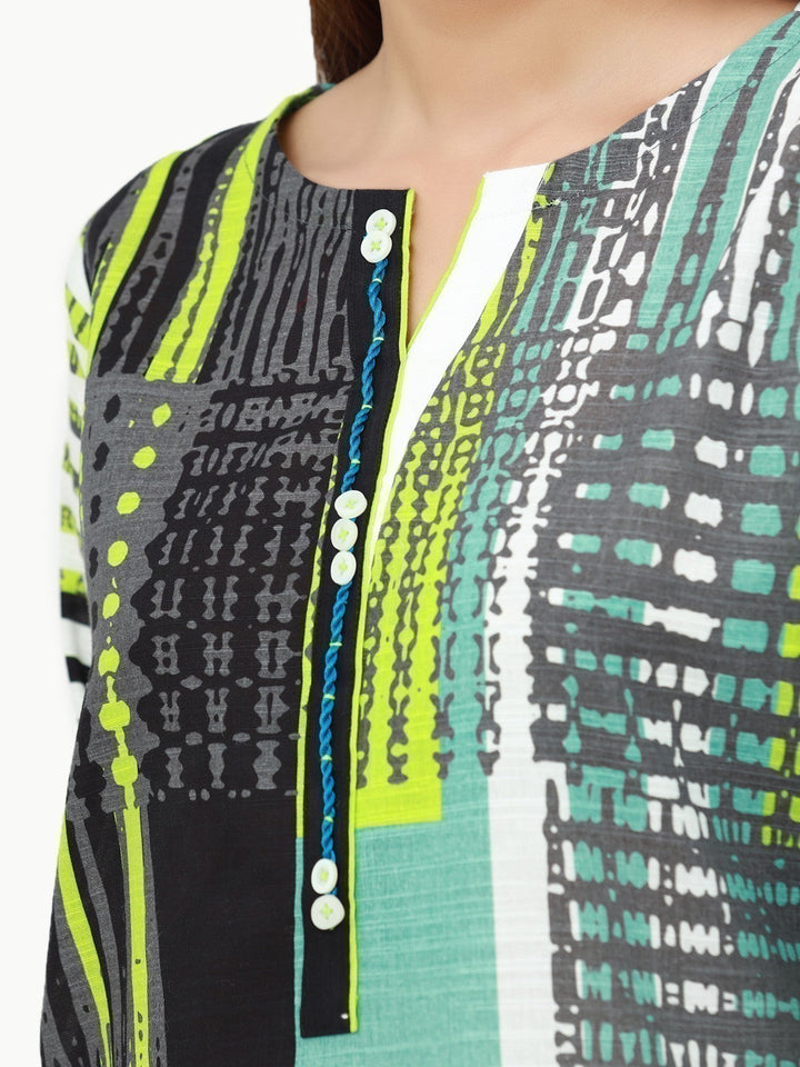 Pret 1Pc Printed Khaddar Shirt - EWTKA22-68582
