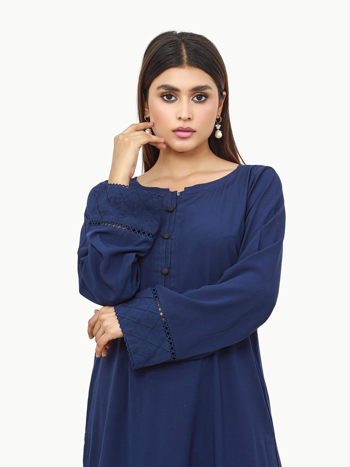 Pret 1Pc Plain Cotton Shirt - EWTKS22-68427