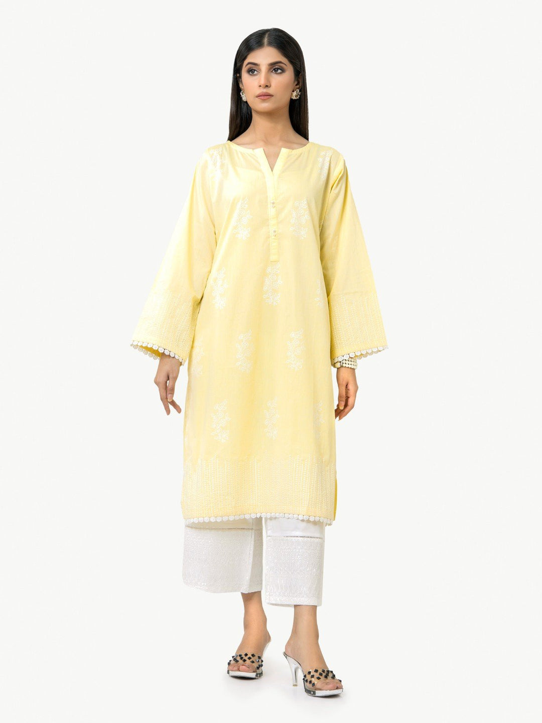 Pret 1Pc Embroidered Poly Viscose Shirt - EWTKE22-67728