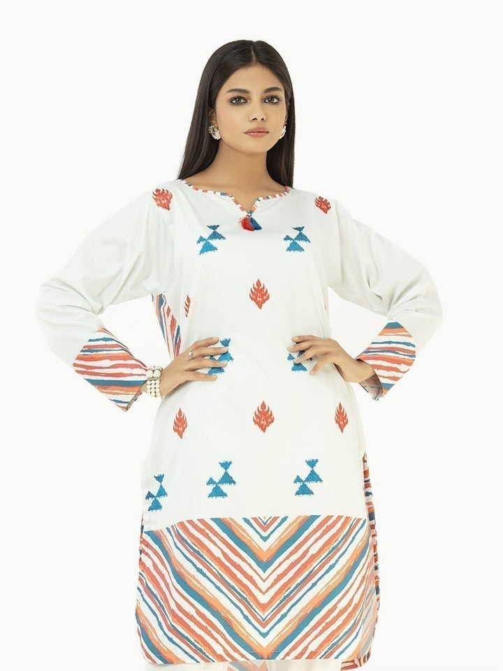 Pret 1Pc Embroidered Cambric Shirt - EWTKE22-67881