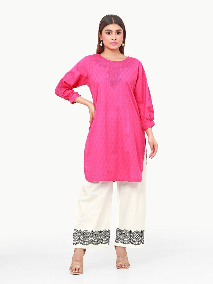 Pret 1Pc Embroidered Dobby Shirt - EWTKE22-68079