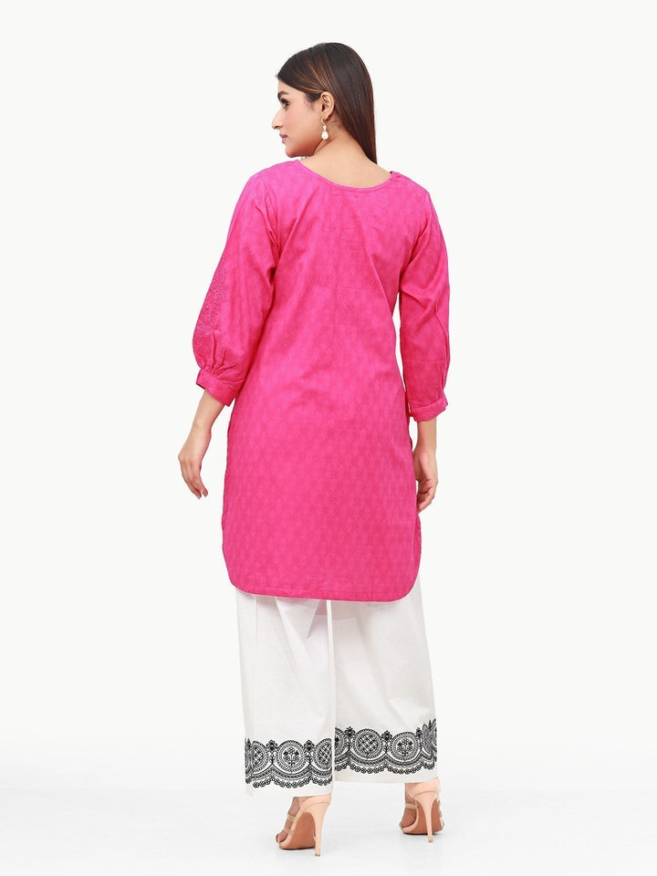Pret 1Pc Embroidered Dobby Shirt - EWTKE22-68079