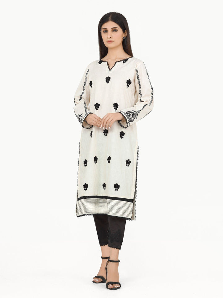 Pret 1Pc Embroidered Dobby Shirt - EWTKE22-68083