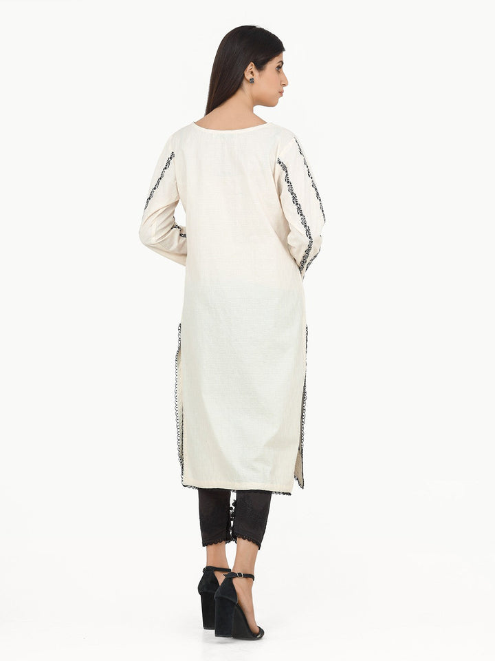 Pret 1Pc Embroidered Dobby Shirt - EWTKE22-68083