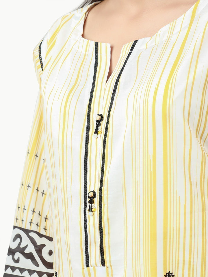 Pret 1Pc Embroidered Lawn Shirt - EWTKE22-68103