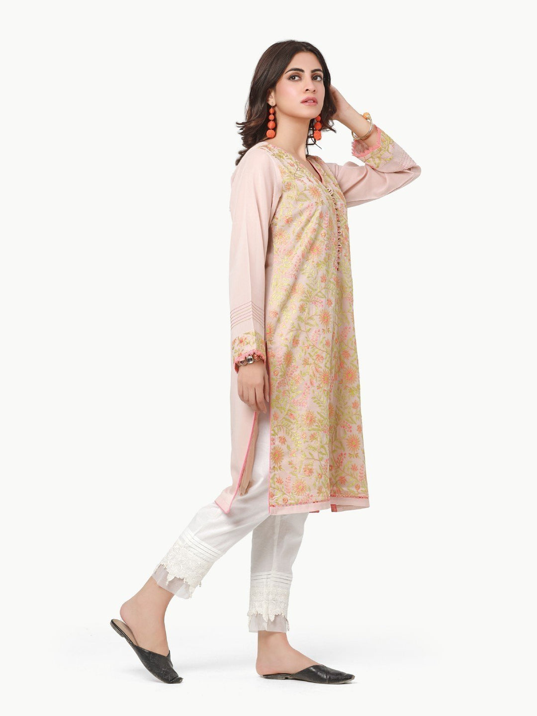 Pret 1Pc Embroidered Lawn Shirt - EWTKE22-68149
