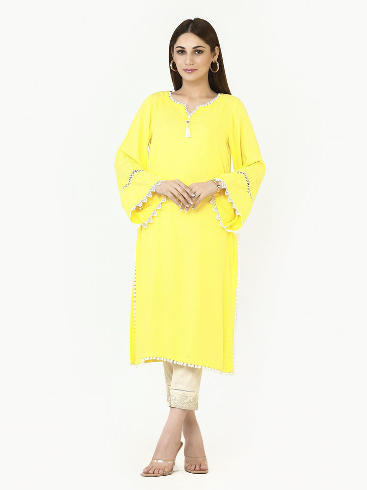 Pret 1Pc Embroidered Dobby Shirt - EWTKE22-68385