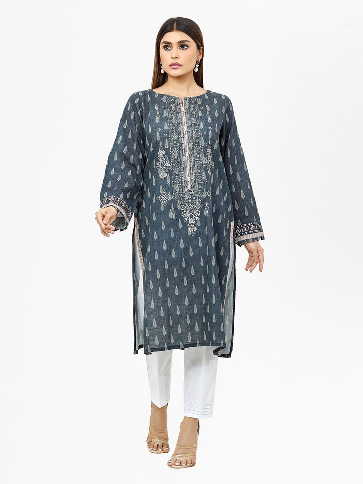 Pret 1Pc Embroidered Khaddar Shirt - EWTKE22-68574
