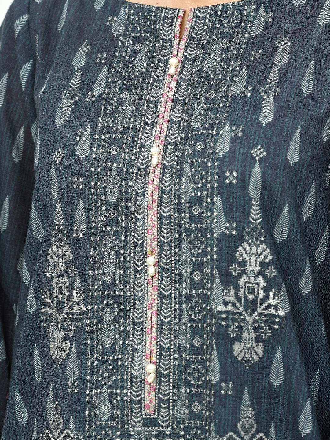 Pret 1Pc Embroidered Khaddar Shirt - EWTKE22-68574