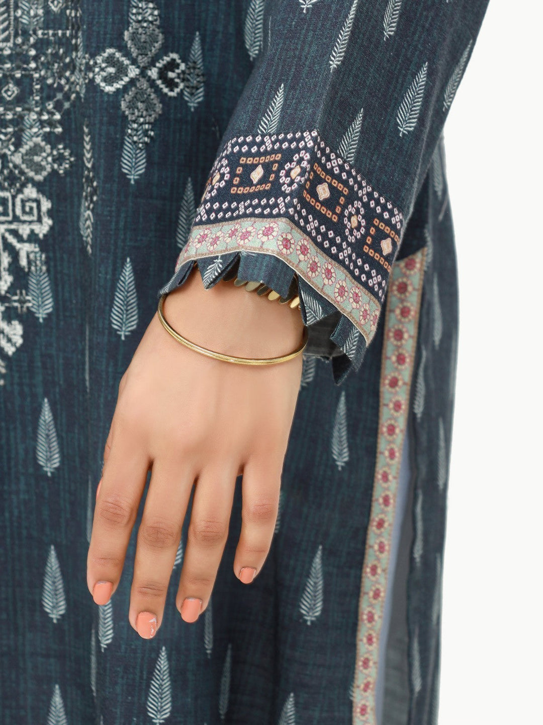 Pret 1Pc Embroidered Khaddar Shirt - EWTKE22-68574