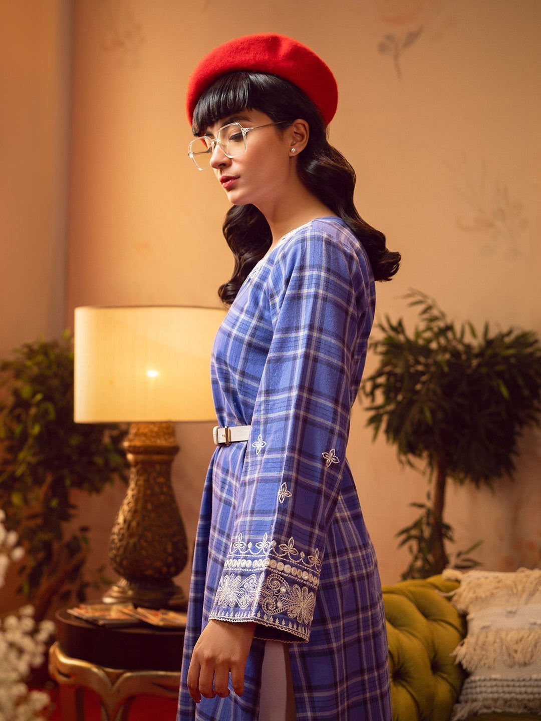 Pret 1Pc Embroidered Cotton Shirt - EWTKE22-69172