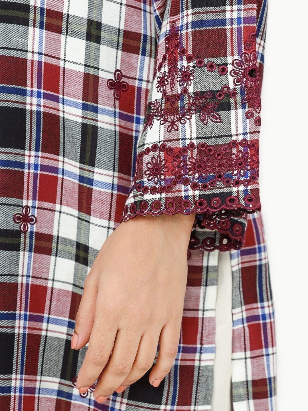 Pret 1Pc Embroidered Cotton Shirt - EWTKE22-69173
