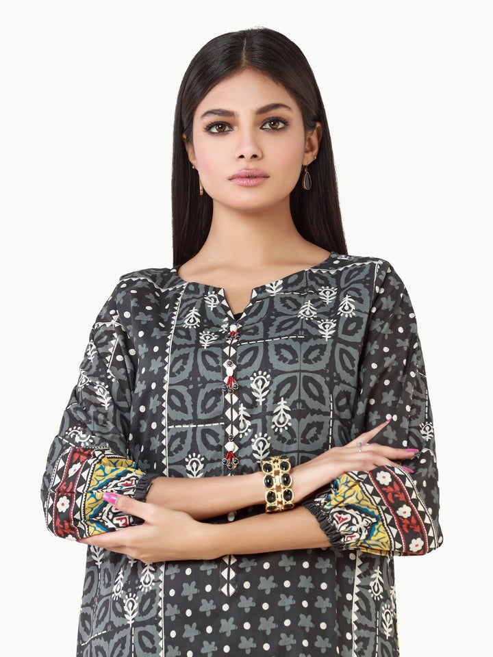 Pret 1Pc Printed Lawn Shirt - EWTKP22-67983