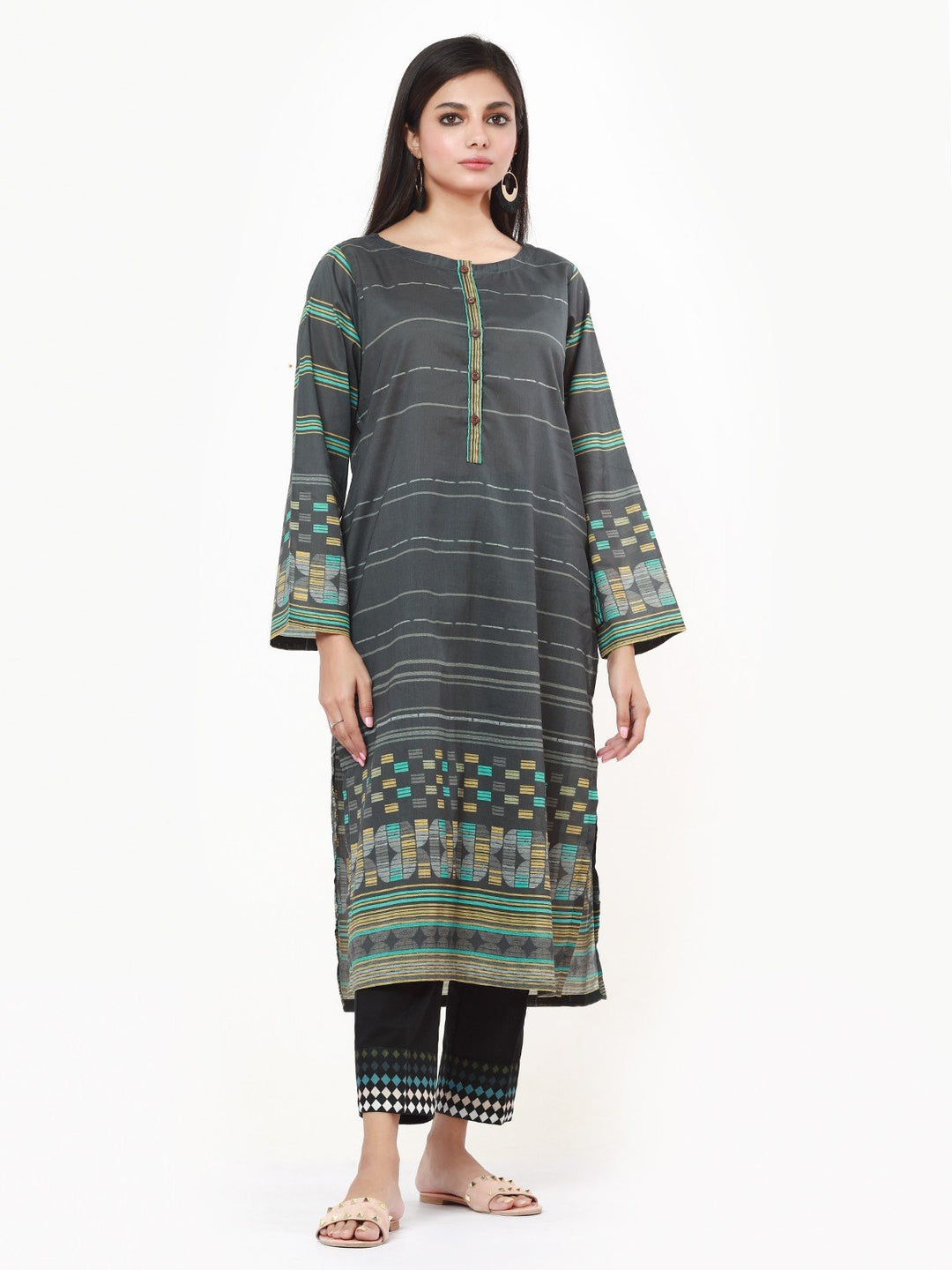 Pret 1Pc Printed Lawn Shirt - EWTKP22-68129