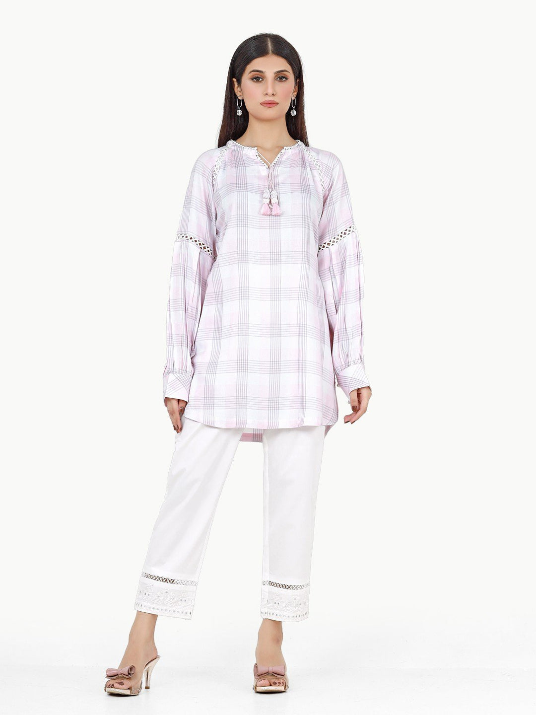 Pret 1Pc Printed Yarn Dyed Shirt - EWTKP22-68371