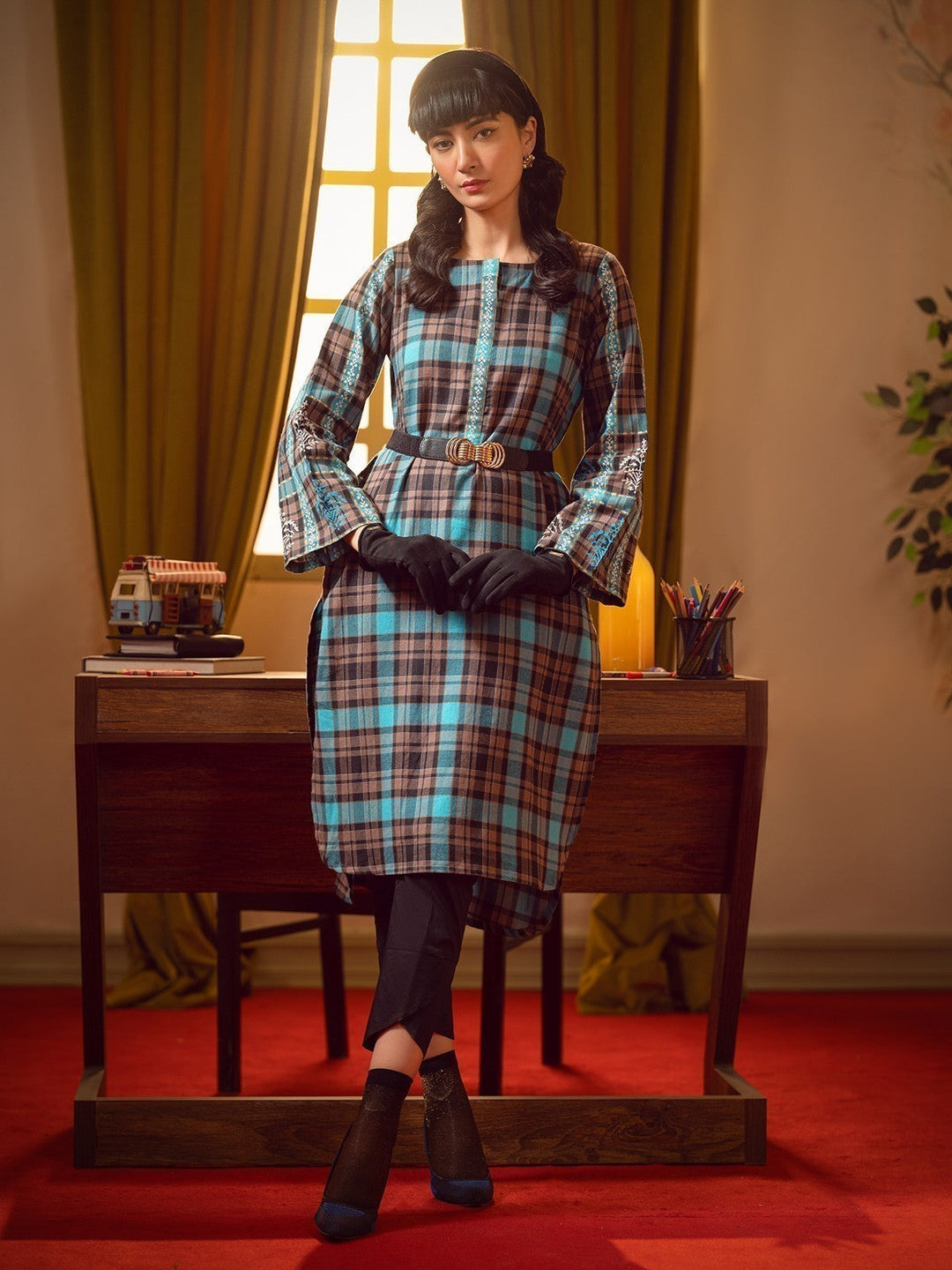 Pret 1Pc Printed Cotton Shirt - EWTKP22-68438