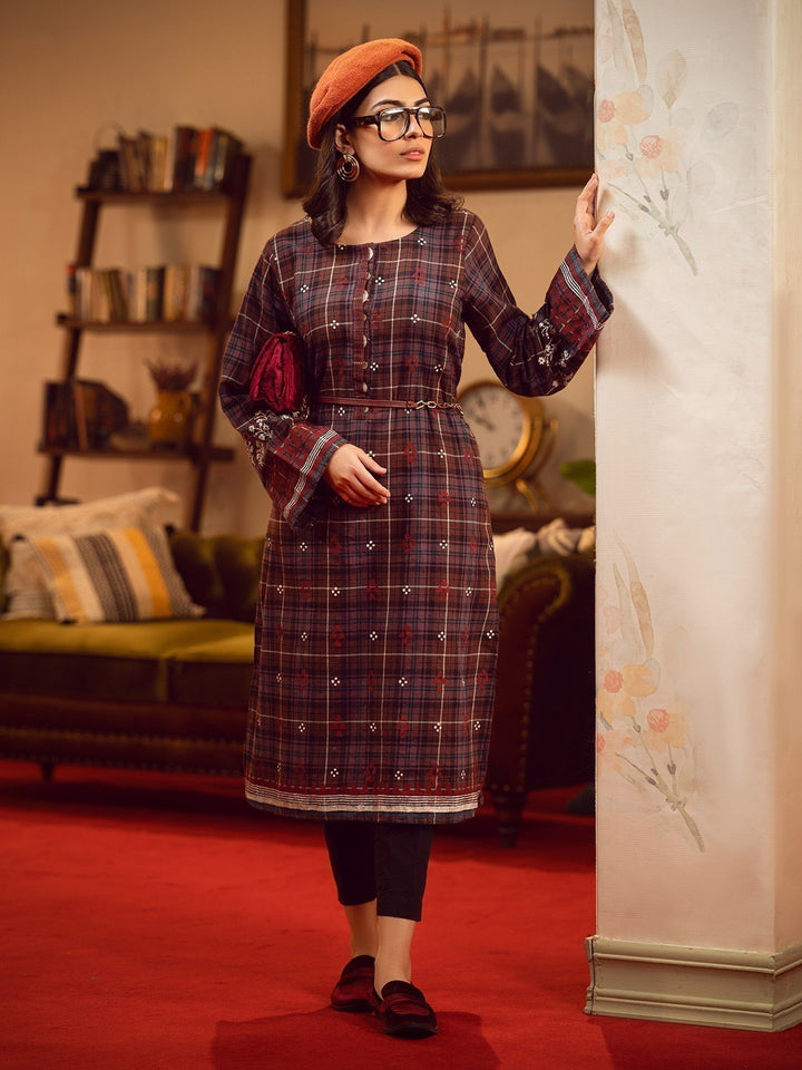 Pret 1Pc Printed Yarn Dyed Shirt - EWTKP22-68444