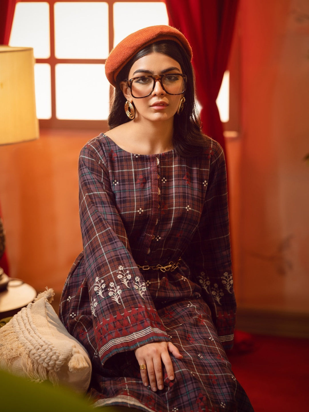 Pret 1Pc Printed Yarn Dyed Shirt - EWTKP22-68444