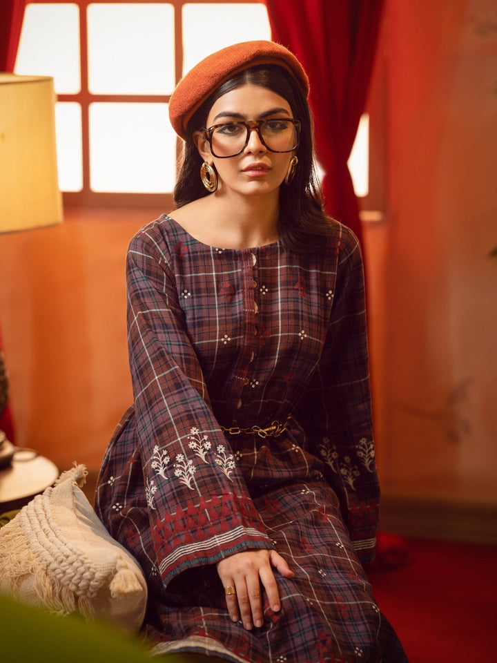 Pret 1Pc Printed Yarn Dyed Shirt - EWTKP22-68444