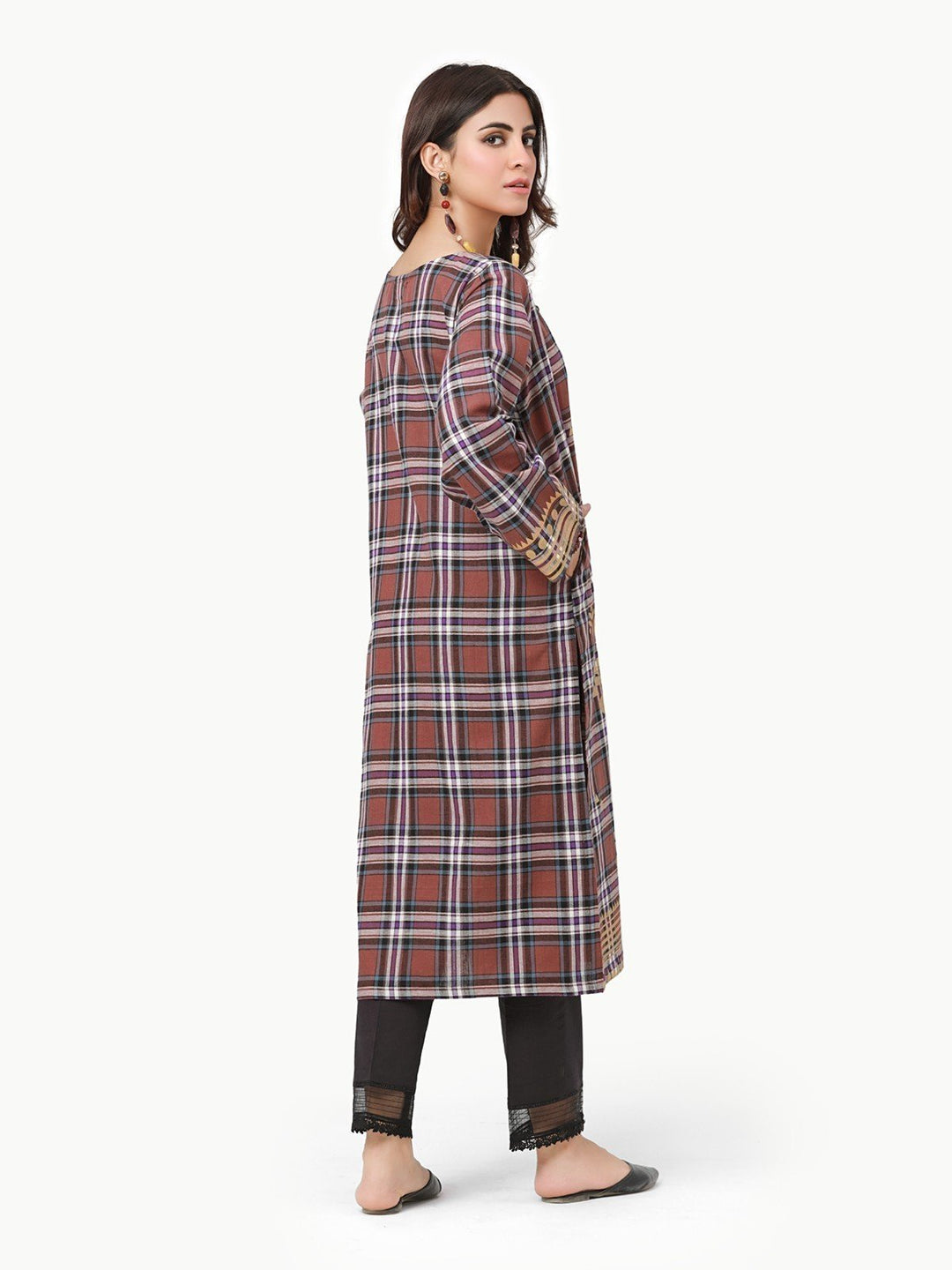 Pret 1Pc Printed Yarn Dyed Shirt - EWTKP22-68448
