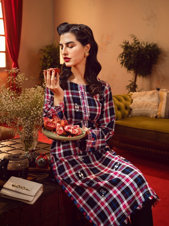 Pret 1Pc Printed Yarn Dyed Shirt - EWTKP22-69170