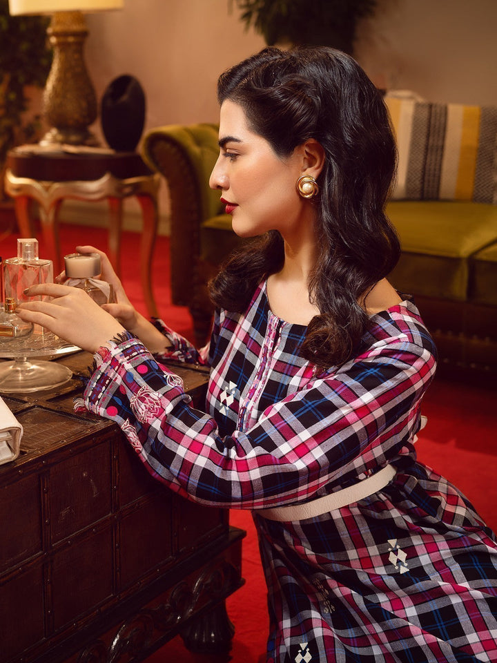 Pret 1Pc Printed Yarn Dyed Shirt - EWTKP22-69170