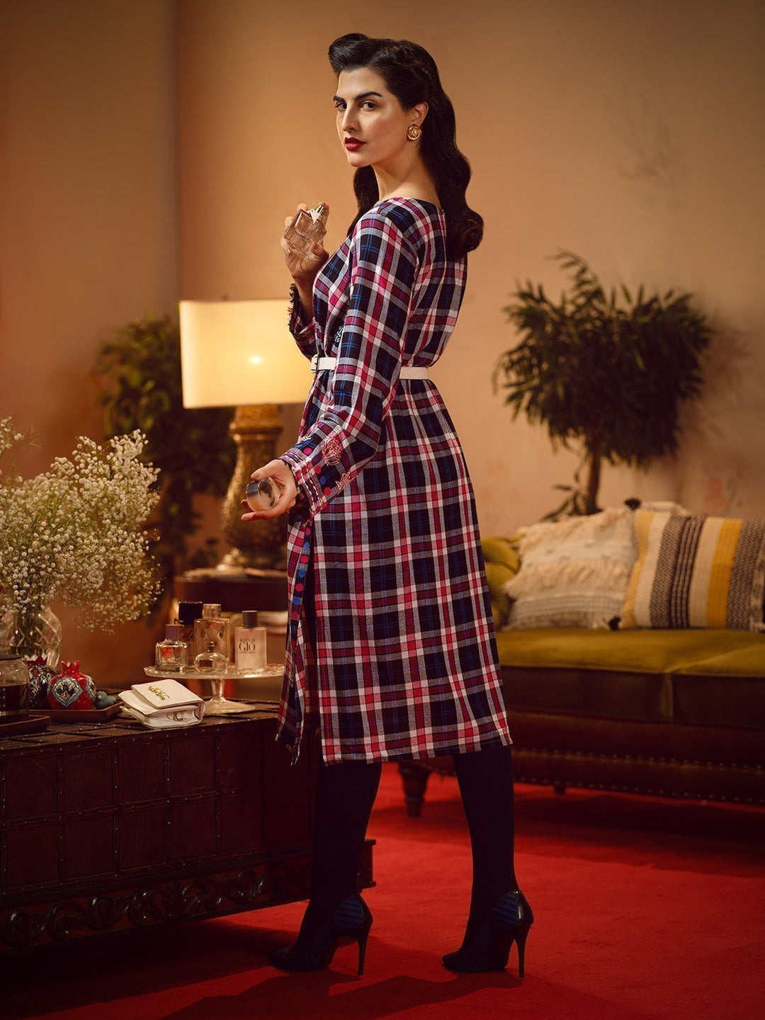 Pret 1Pc Printed Yarn Dyed Shirt - EWTKP22-69170