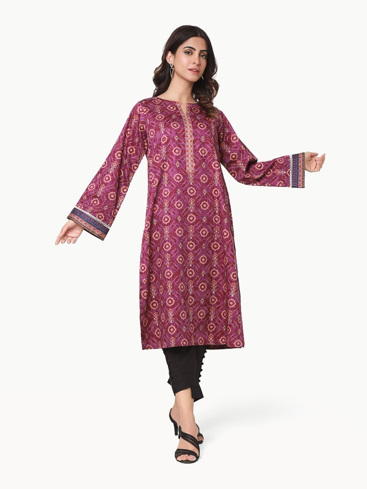 Pret 1Pc Printed Khaddar Shirt - EWTKA22-68557