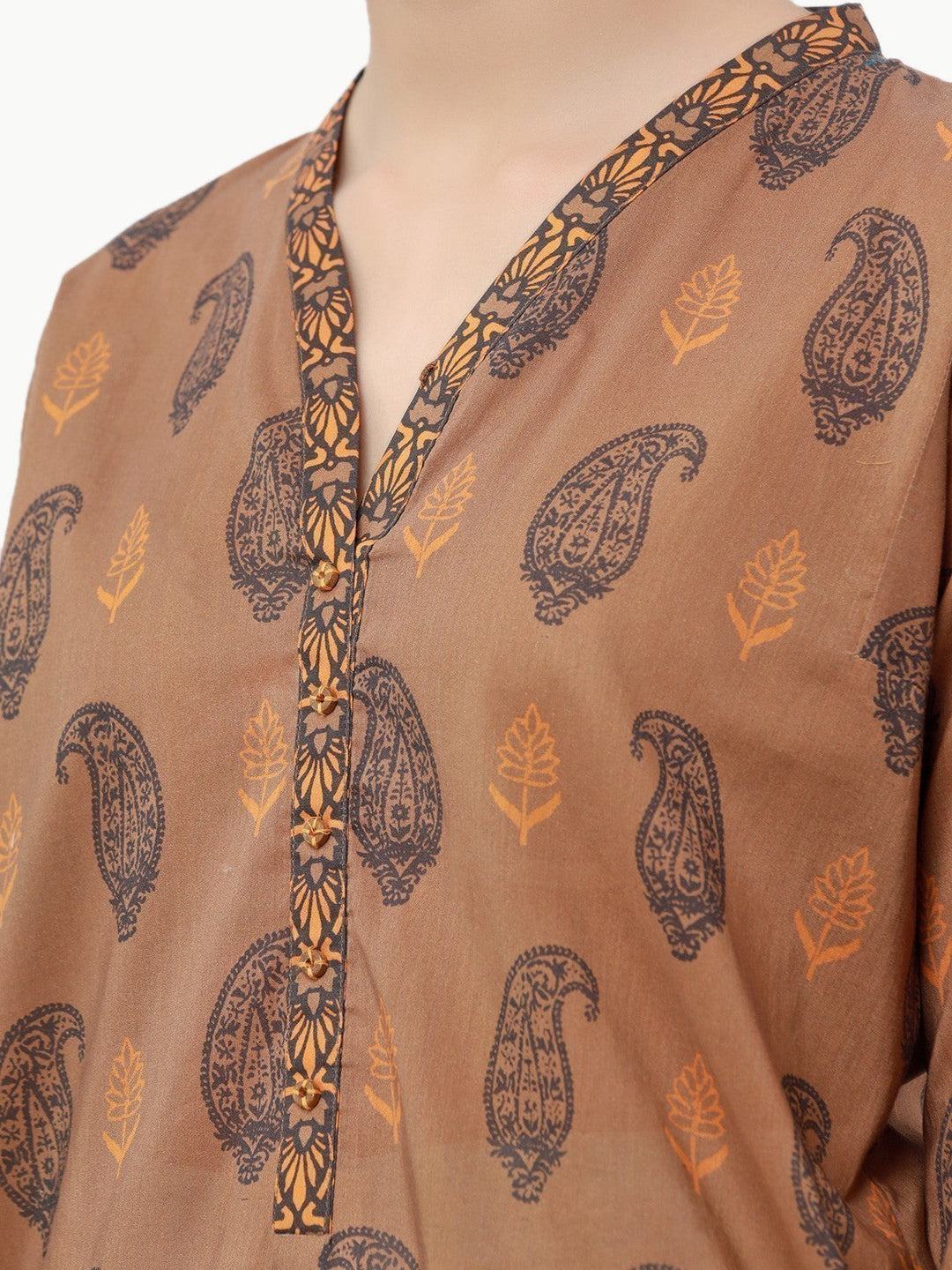 Pret 1Pc Printed Cambric Shirt - EWTKA23-68483S