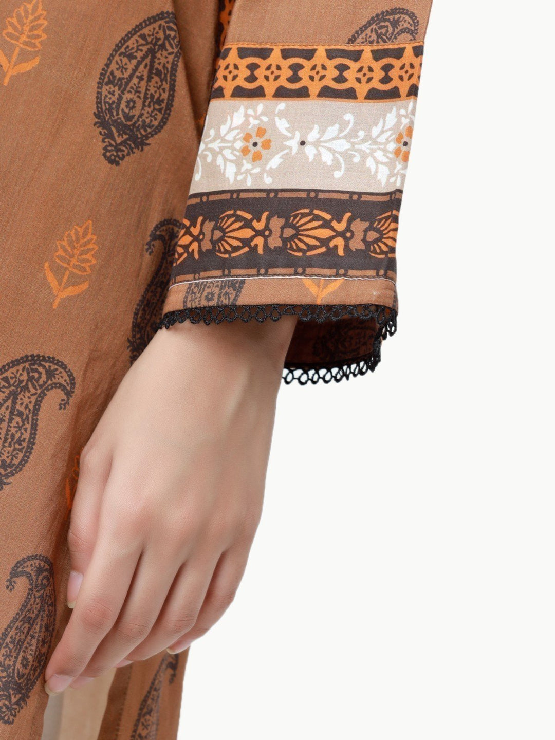 Pret 1Pc Printed Cambric Shirt - EWTKA23-68483S