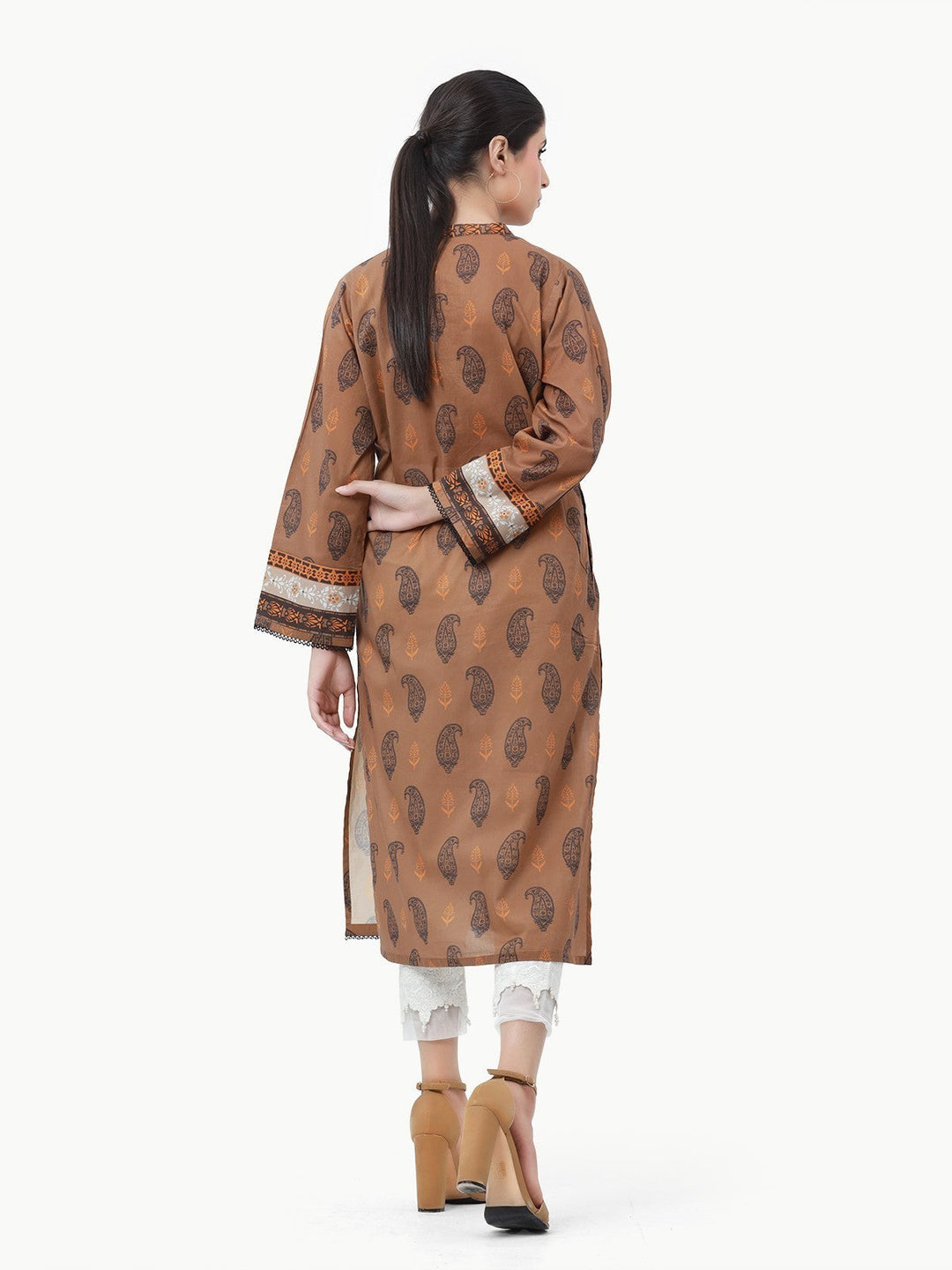 Pret 1Pc Printed Cambric Shirt - EWTKA23-68483S