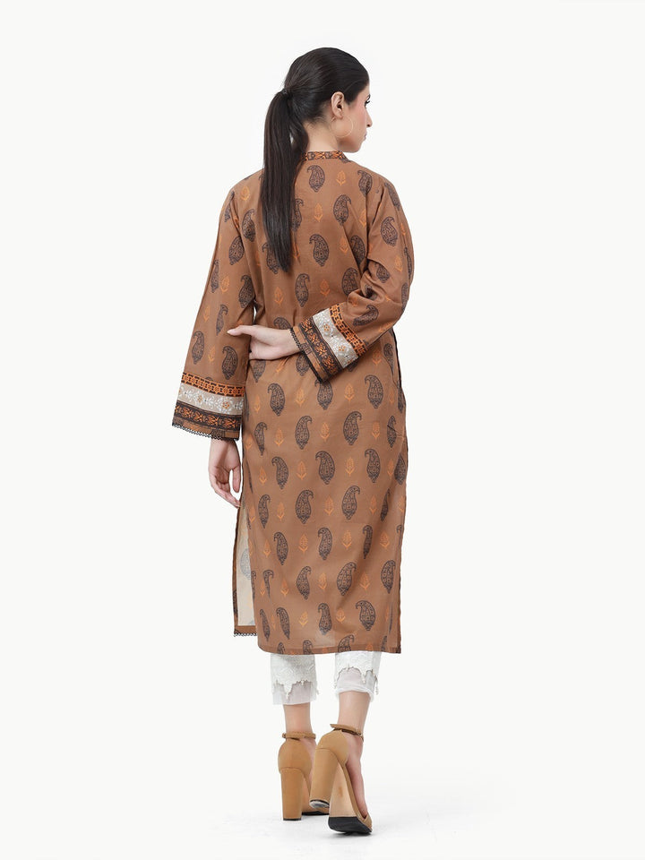 Pret 1Pc Printed Cambric Shirt - EWTKA23-68483S