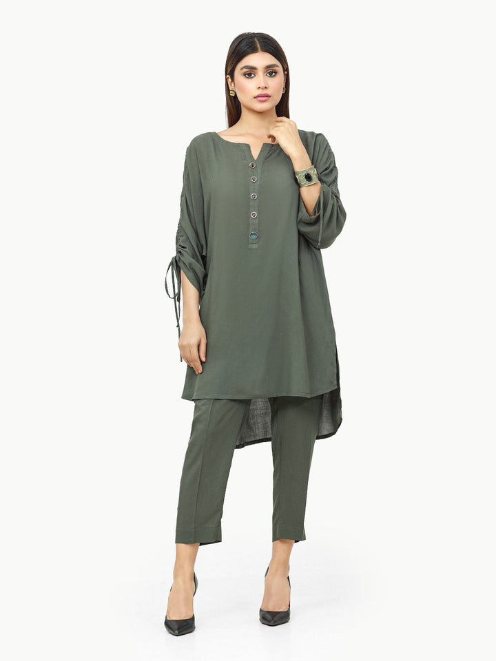 Pret 1Pc Plain Viscose Shirt - EWTKS22-69218