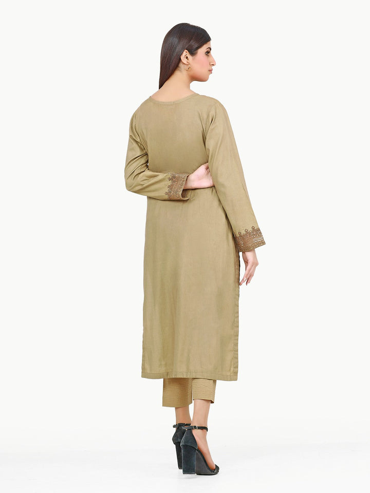 Pret 2Pc Embroidered Cambric Shirt Trouser - EWTKE22-67996ST