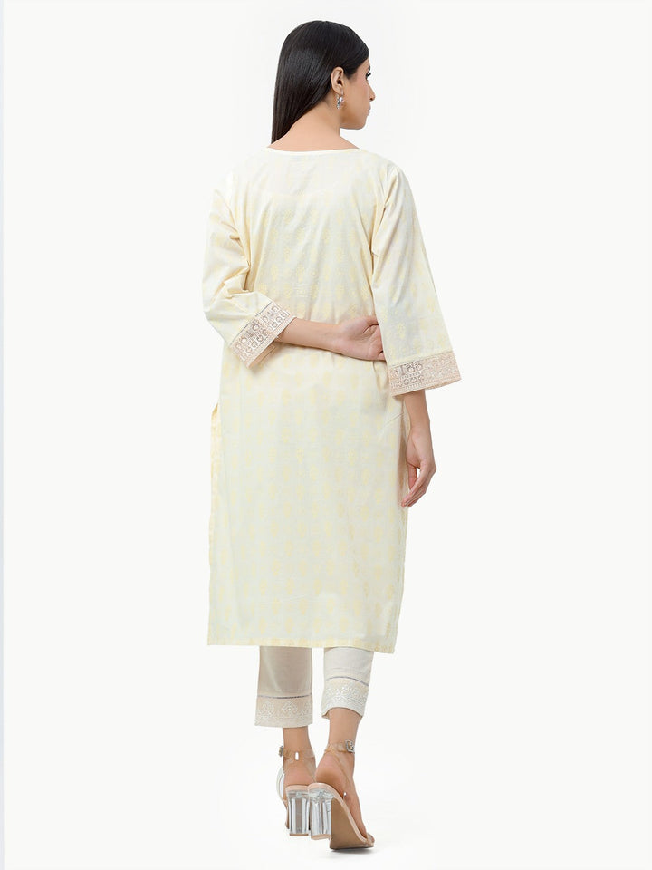Pret 1Pc Embroidered Cambric Shirt - EWTKE22-68252