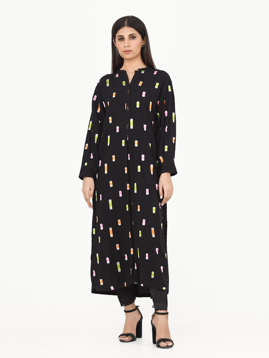 Pret 1Pc Embroidered Viscose Shirt - EWTKE22-68435