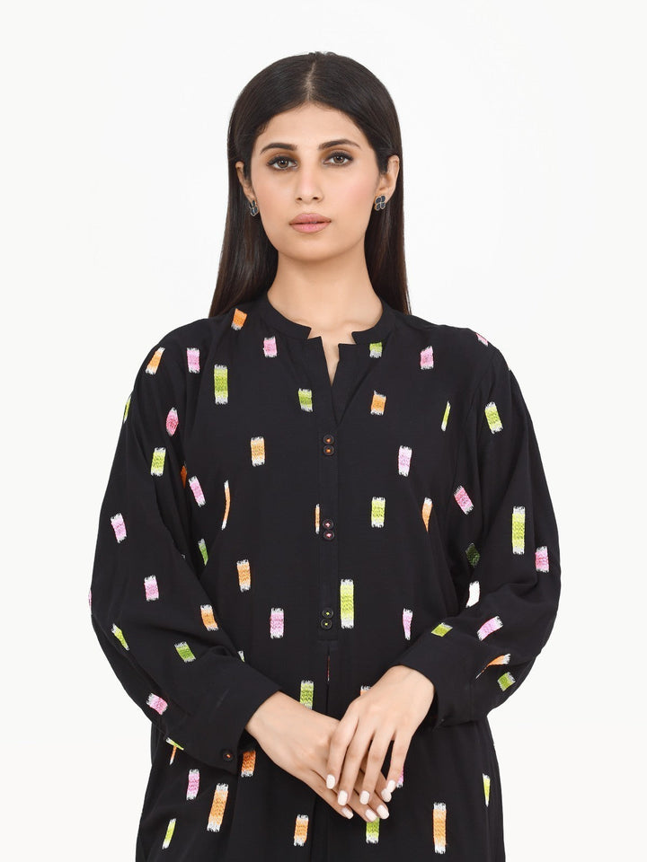 Pret 1Pc Embroidered Viscose Shirt - EWTKE22-68435